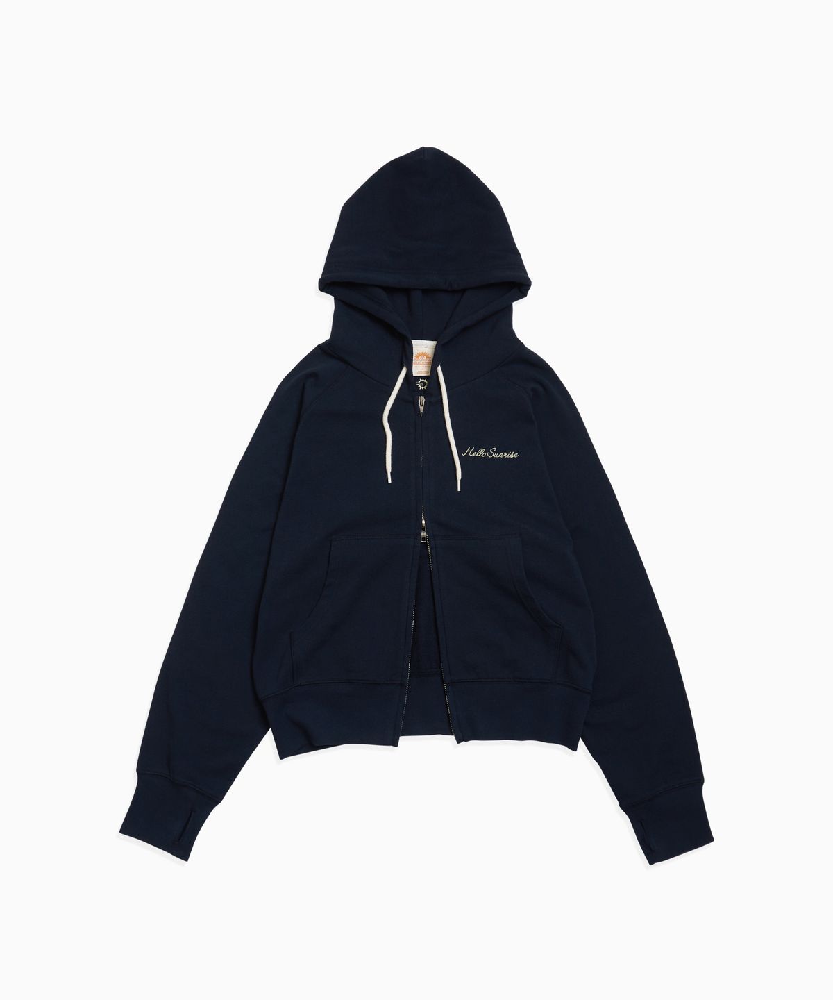 헬로 선라이즈(HELLO SUNRISE) HS Sweat Zip-Up Hoodie (W)_Navy