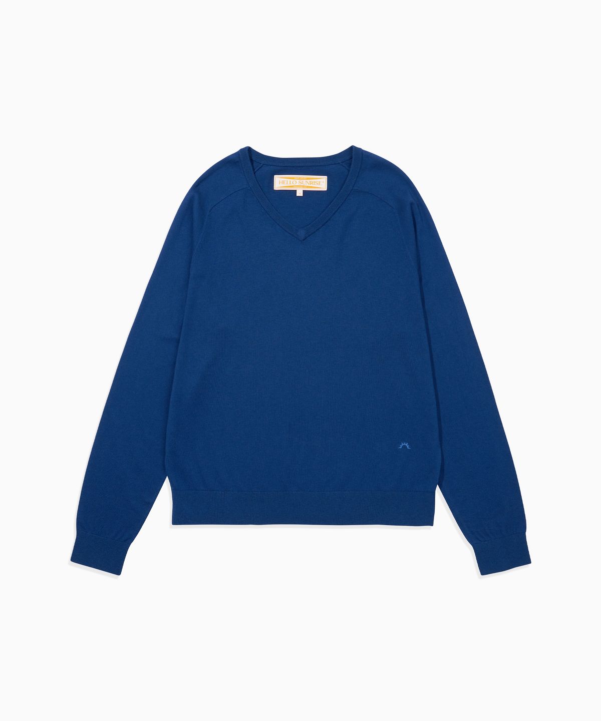 헬로 선라이즈(HELLO SUNRISE) HS V-neck L/S Knit_Deep Blue