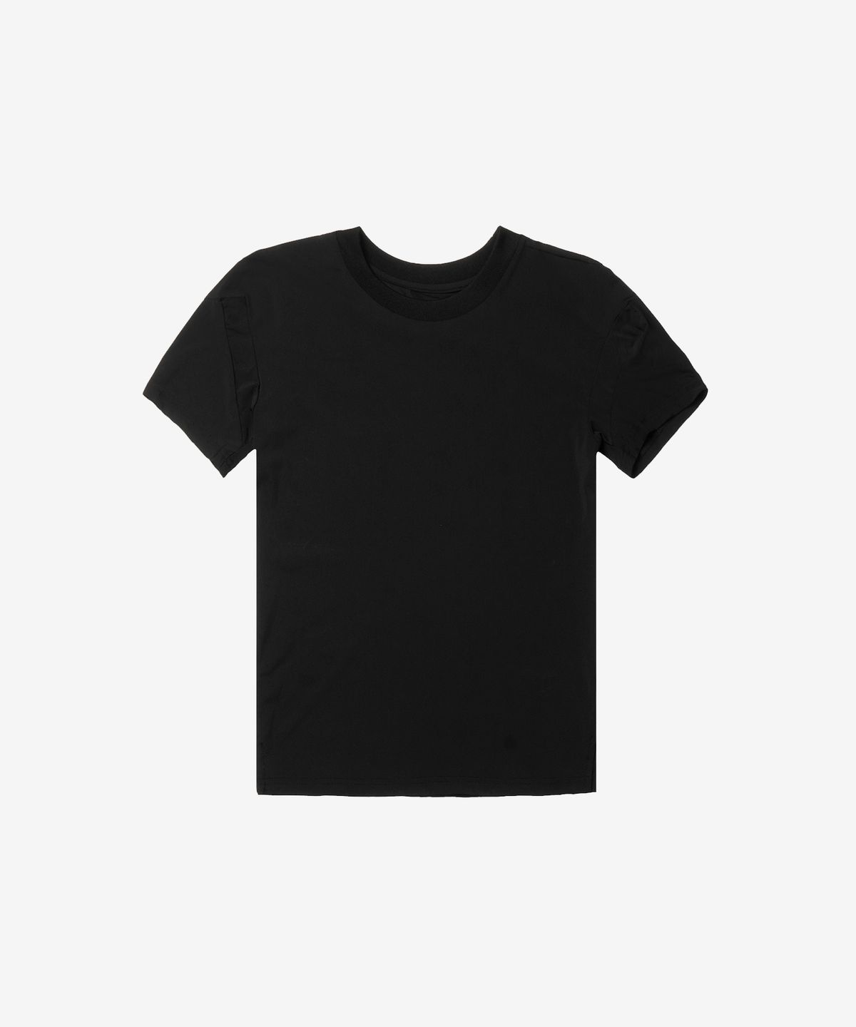 로움(ROWM) STRUCTURAL T-SHIRT (BLACK)