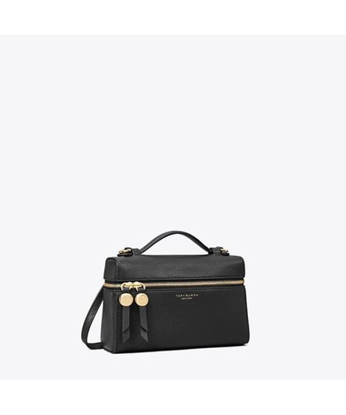 토리버치(TORYBURCH) 슬립 탑 핸들 - 블랙