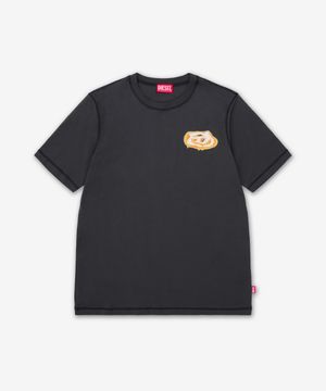 T-어드저스트-V7 반소매 티셔츠 - 블랙 / A202840PLAT93R