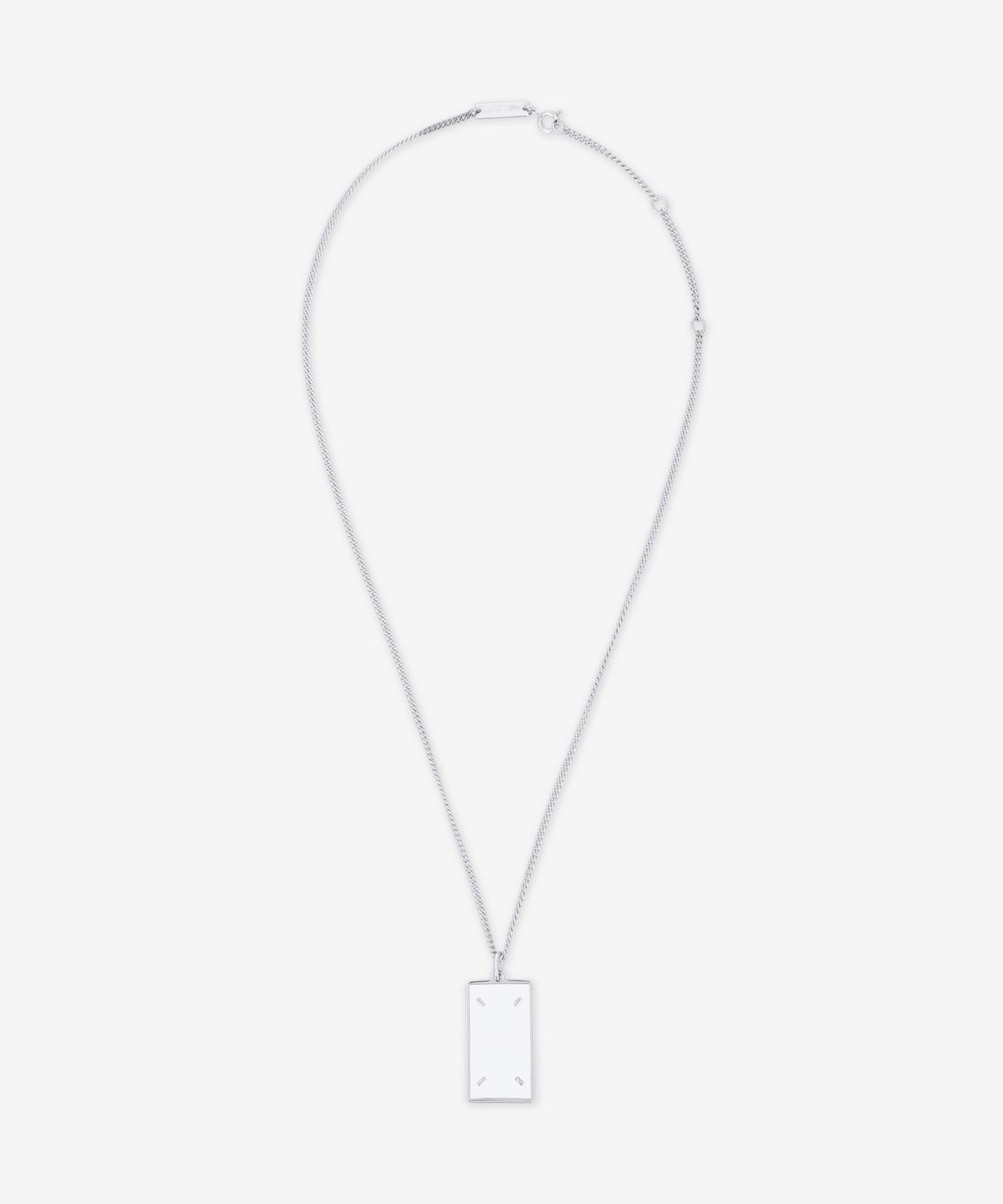 메종 마르지엘라(MAISON MARGIELA) 4 스티치 목걸이 - 팔라듐:클리어 / SM2UU0028P9224752