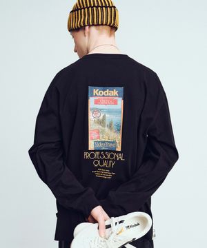 비디오트래블 에어로쿨 긴팔 티셔츠 BLACK