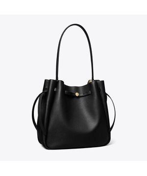 로미 라지 버킷백 - 블랙