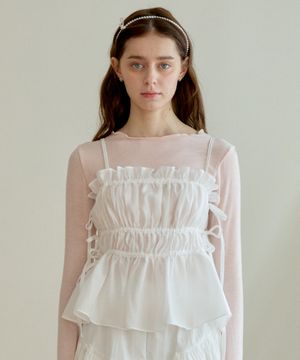 SHEER LINE BUSTIER_WHITE