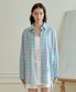 LOLLY CHECK SHIRT_SKY BLUE