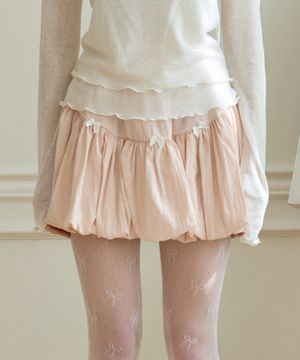 SUGAR CANDY PUMPKIN SKIRT_PEACH