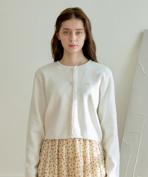 MELLOW KNIT CARDIGAN_IVORY