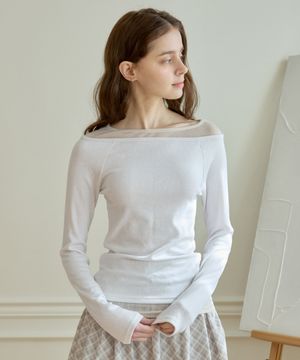 DEAR DOUBLE LAYER T-SHIRT_IVORY