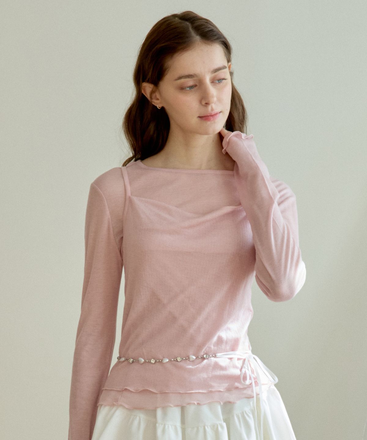 핑크파인애플(PINK PINEAPPLE) SWAY BUSTIER SET_PINK