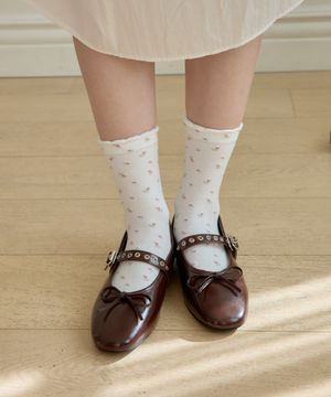 [3EA 1SET] PETIT FLOWER SOCKS_MIX