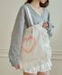 LOVE LETTER FRILL SHOULDER BAG_IVORY