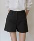 소프트 스트레치 숏 팬츠 - Black