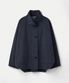 Dolman Sleeve High Neck Jacket_Dusty Blue