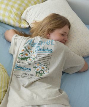 마가렛 포스터 티셔츠 - Oatmeal