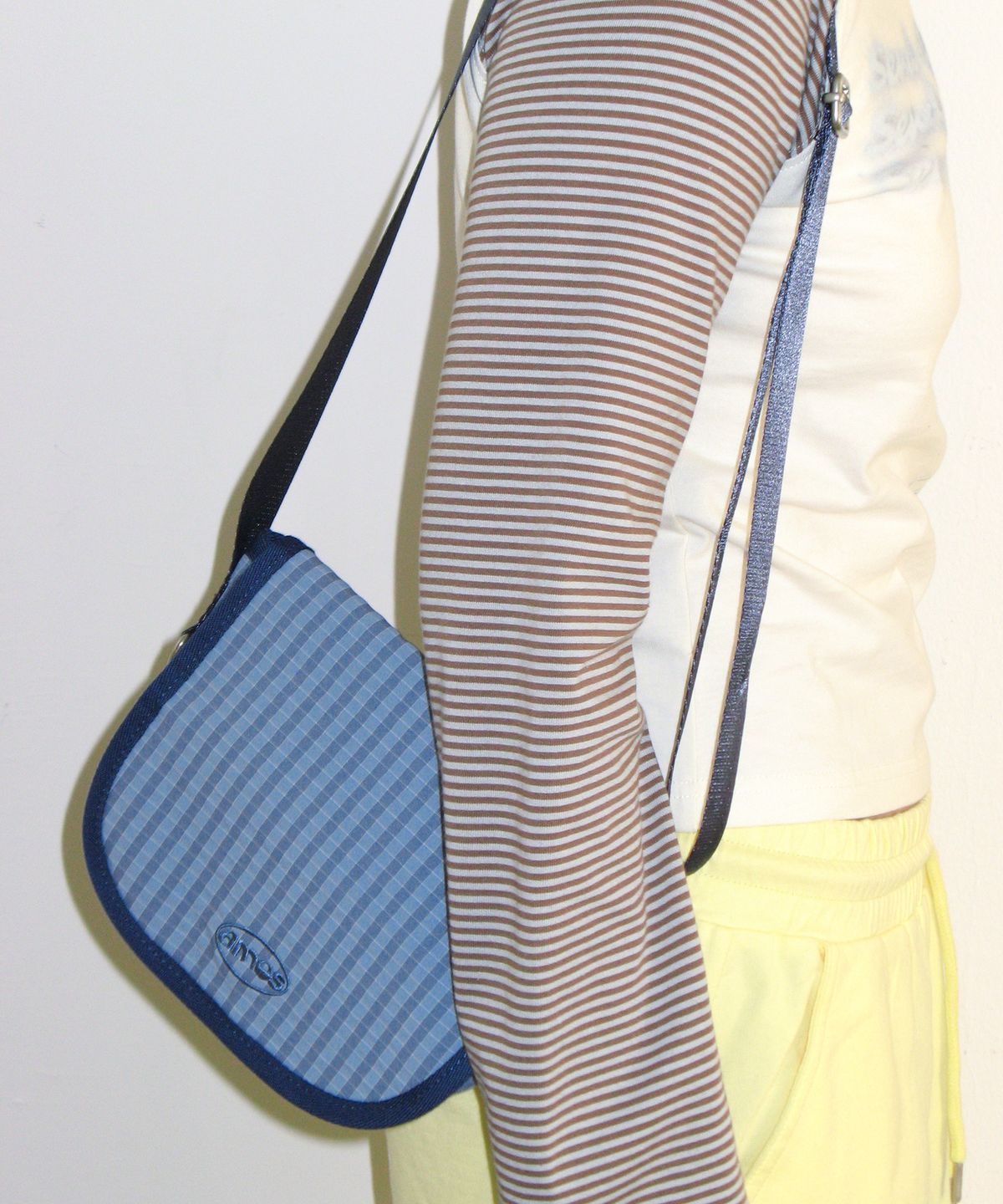 아메스 월드와이드(AMES-WORLDWIDE) NYLON EASY CROSS BAG BLUE