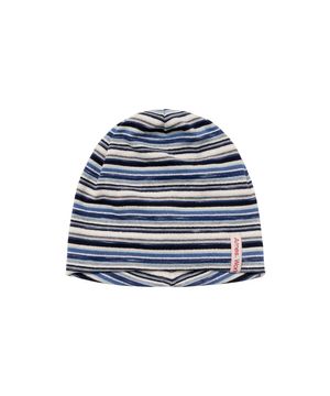 SOFT STRIPE BEANIE BLUE