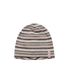 SOFT STRIPE BEANIE BROWN