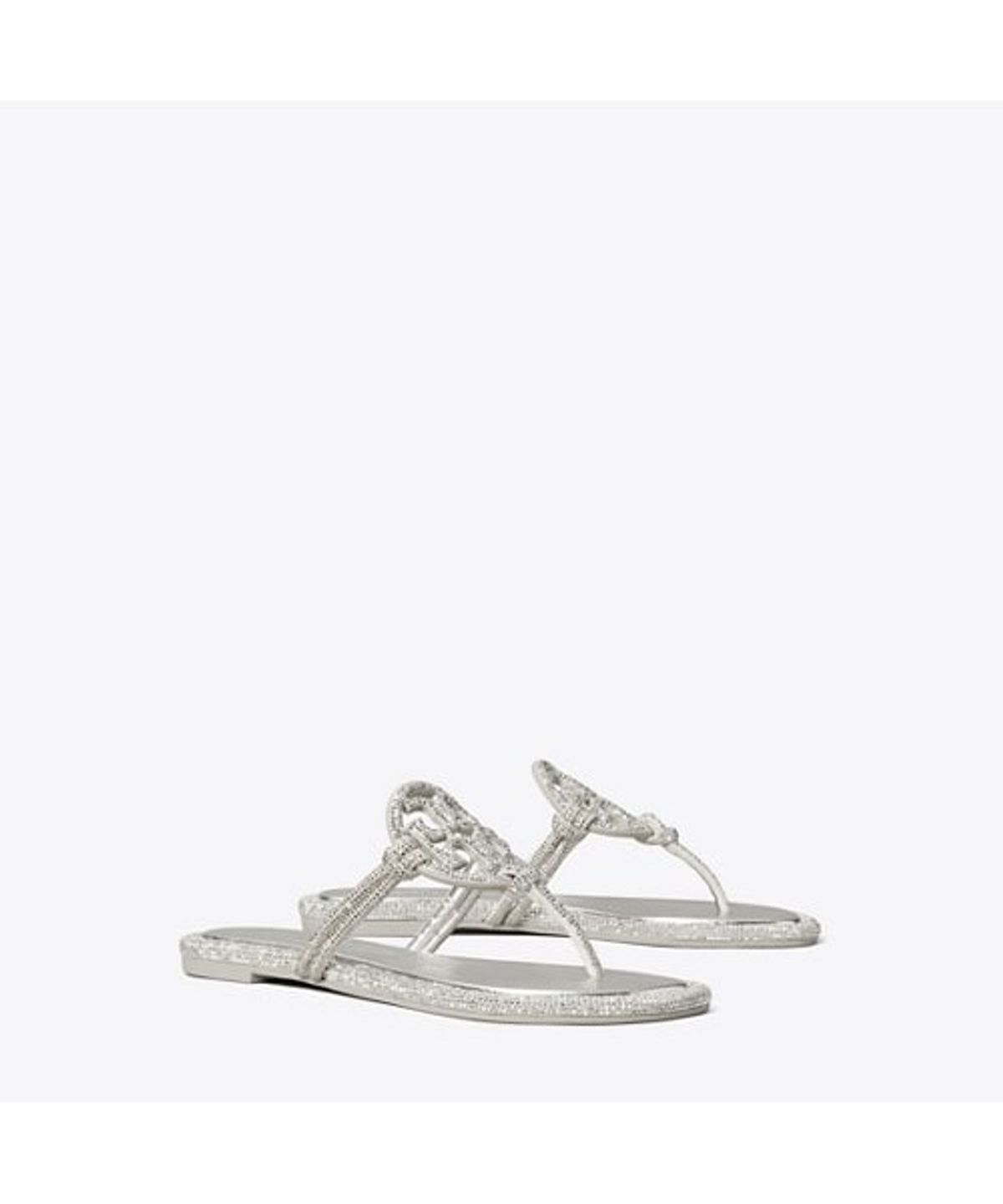 토리버치(TORYBURCH) 밀러 노티드 페이브 - 실버