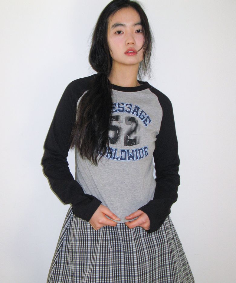 VINTAGE 52 RAGLAN LS TEE BLACK