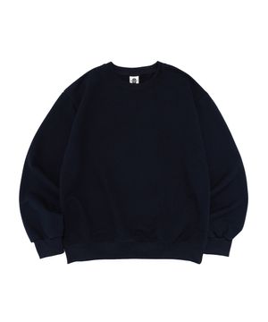 소프트 무지 스웨트셔츠 (네이비)