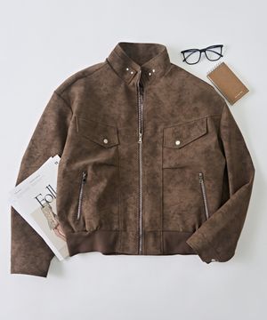 앤틱 리벳 워크자켓 (브라운)