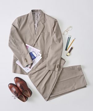 TR 오버사이즈 블레이저 셋업 (베이지)