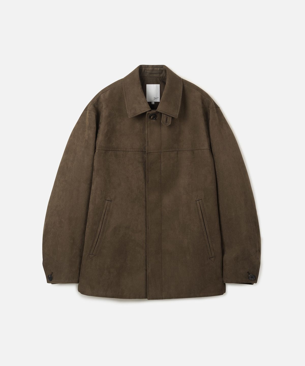 247시리즈(247SERIES) 스웨이드 워크 자켓 DARK BROWN