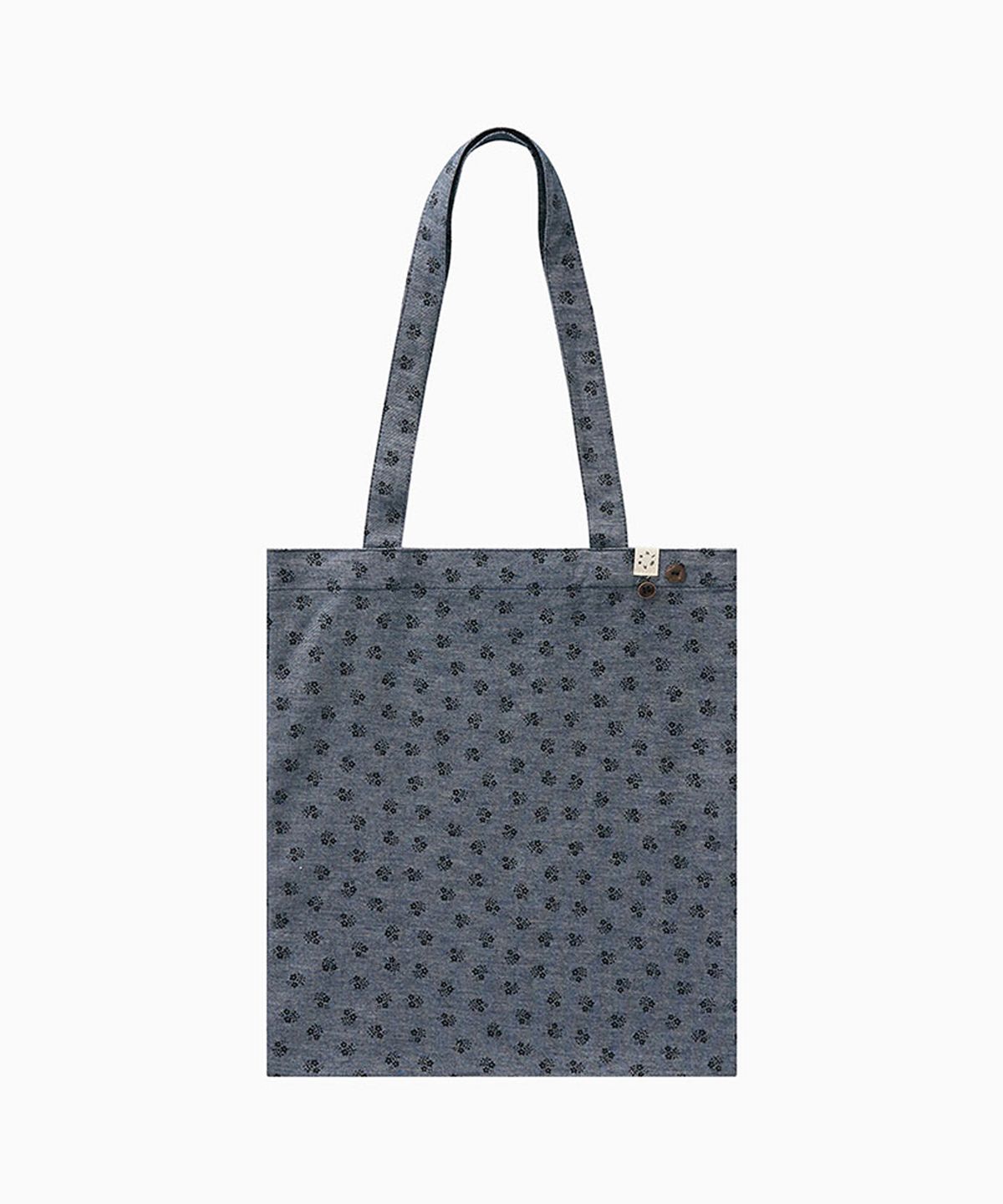 오헤시오(OHESHIO) FLORAL COTTON ECO BAG, BLUE