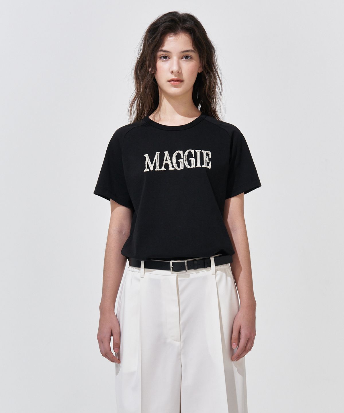 매기(MAGGIE) Signature Lace T-shirt (3color)