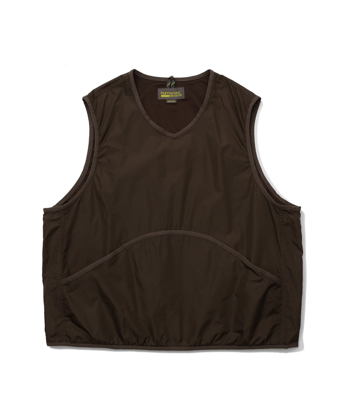 휴머러스 어카운트(HUMOROUS ACCOUNT) WAVE PK VNECK VEST / COCOA