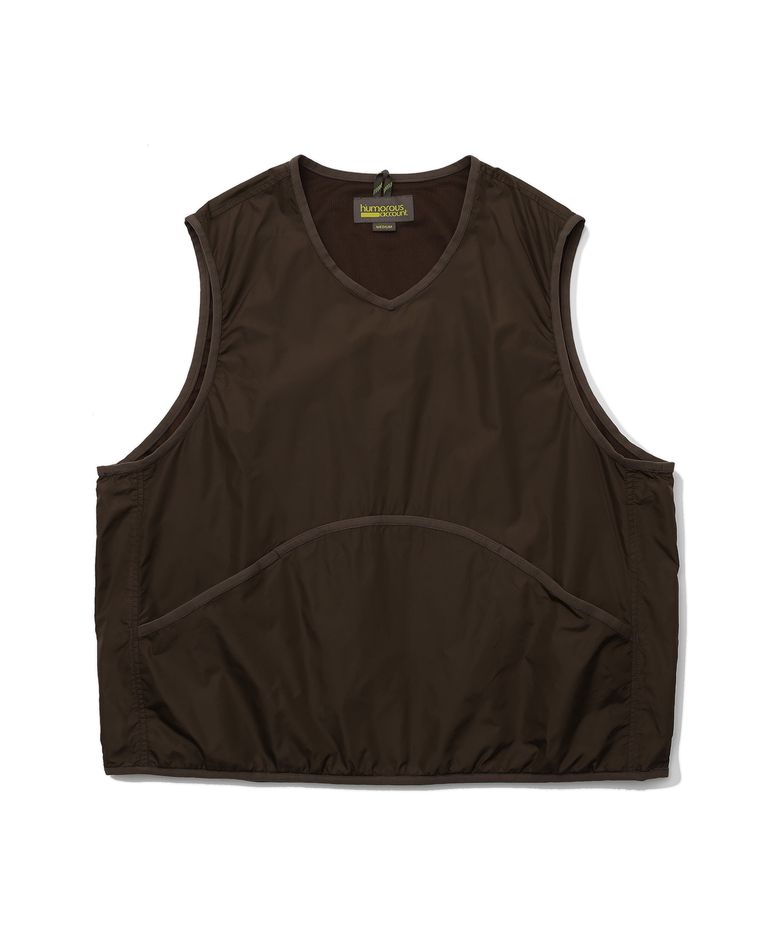 WAVE PK VNECK VEST / COCOA