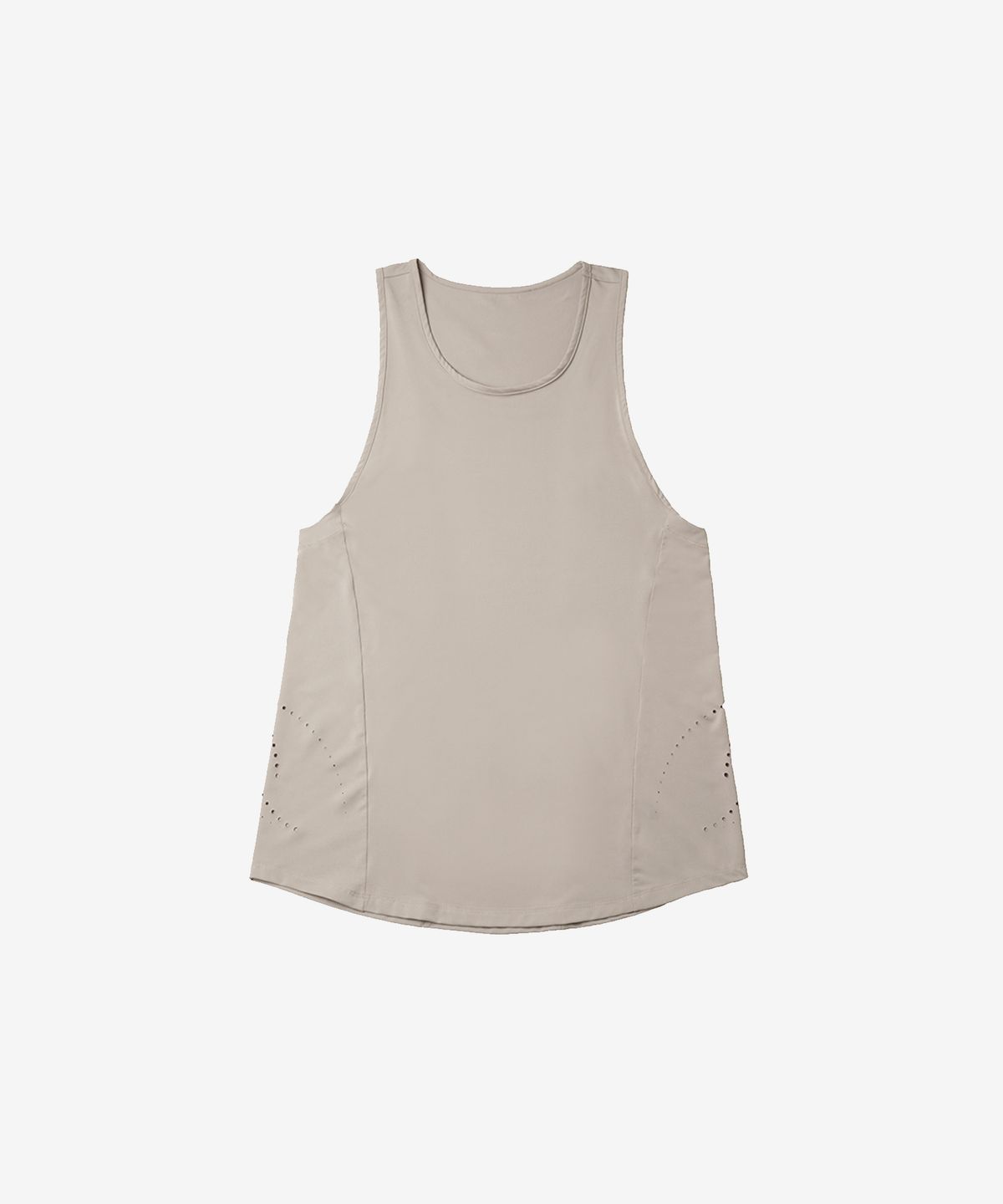 로움(ROWM) PERFORATION LIGHTWEIGHT SINGLET (BEIGE)