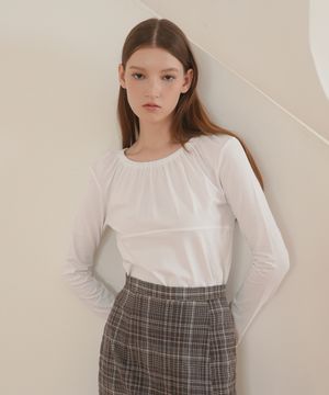 네크 셔링 티 / 4컬러