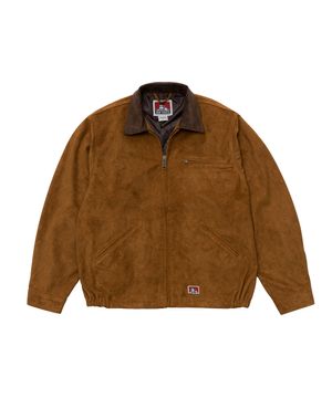 스웨이드 워크재킷 카멜