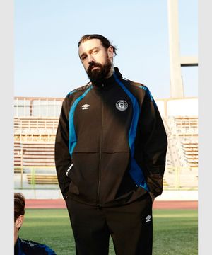 PTR 우븐 워밍업 스탠넥 바람막이 자켓 블랙 UR121SJK39