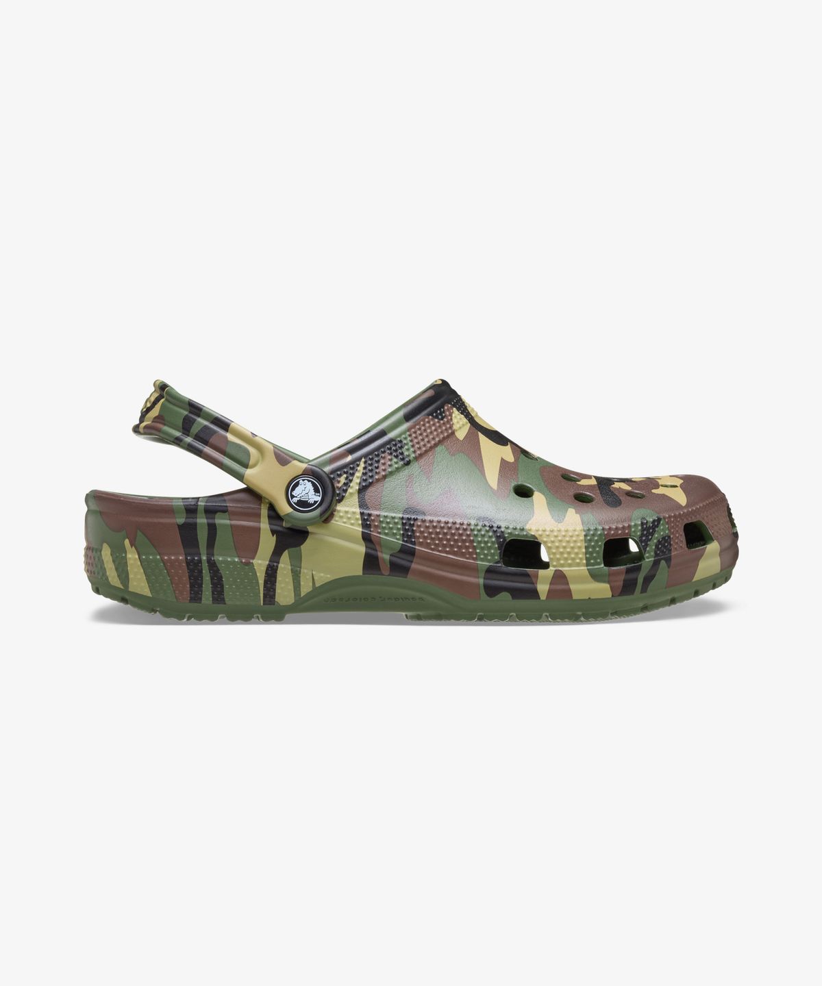 크록스(CROCS) 클래식 카무플라주 클로그 - 아미 그린/멀티 / 211936-3TC