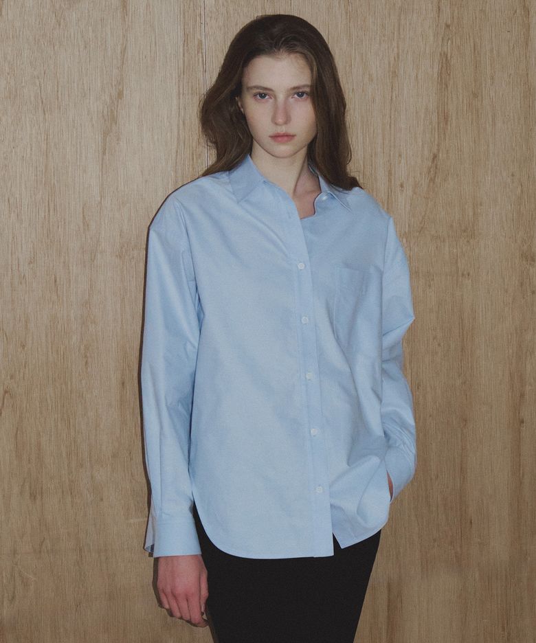 CURVED OXFORD SHIRTS_3COLOR