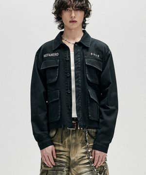 RVR09 Fatigue Field Jacket - Black