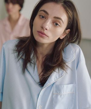 [2PACK] (uni) 클래식 클레르 반팔 파자마 셋업 세트