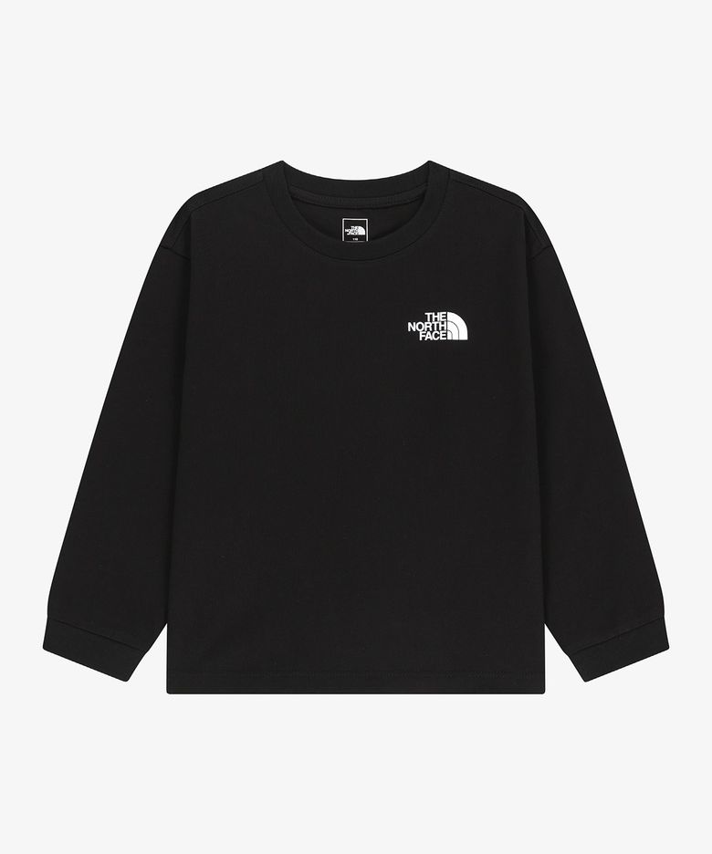 키즈 고 투 긴팔 티 NT7TS01T_BLK
