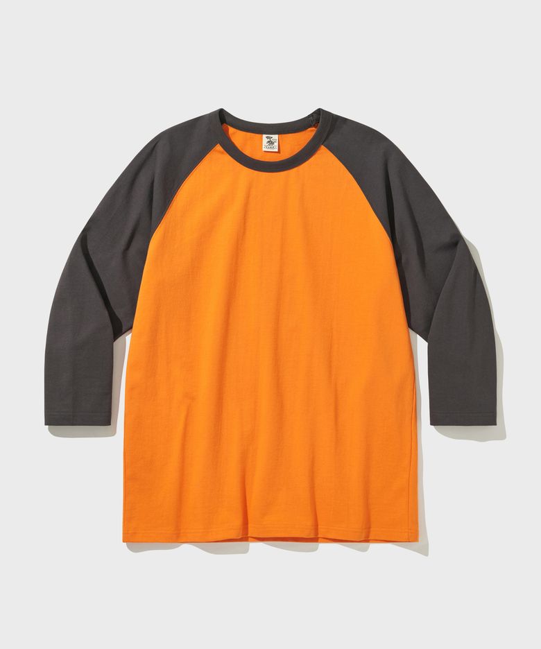 CROPPED RAGLAN TEE [Flame Orange]