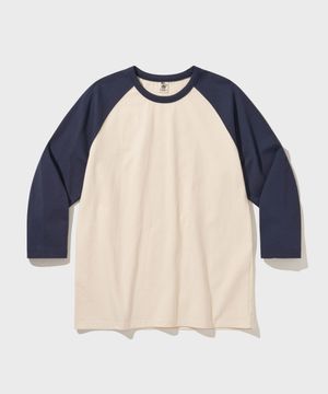 CROPPED RAGLAN TEE [Vanilla]