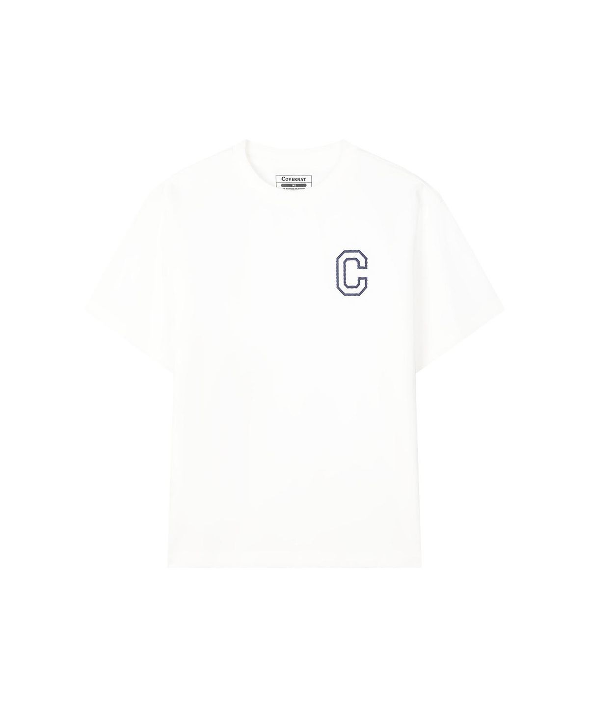 커버낫 키즈(COVERNAT KIDS) C로고 티셔츠 화이트 CK2602ST06WH