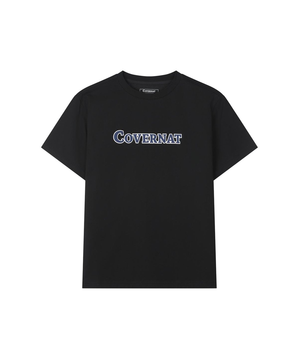 커버낫 키즈(COVERNAT KIDS) 워드마크 티셔츠 블랙 CK2602ST03BK
