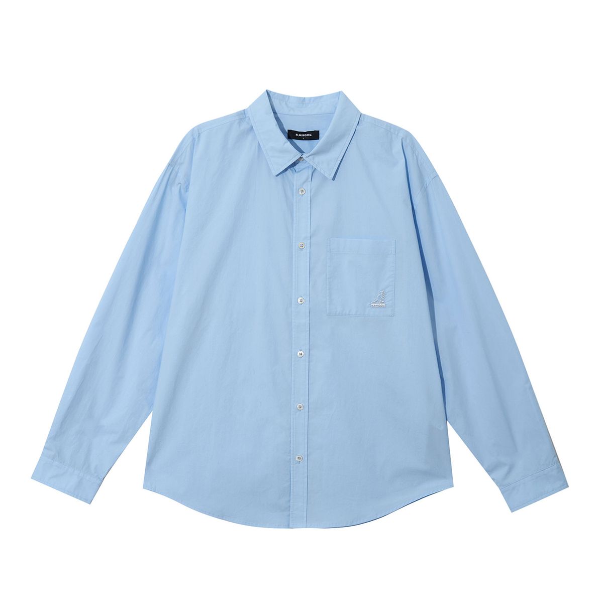 캉골(KANGOL) 에센셜 솔리드 셔츠 7073 라이트블루
