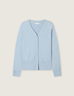 올데이가디건 브이넥 긴팔 가디건_Light Blue_RMCKG23R98