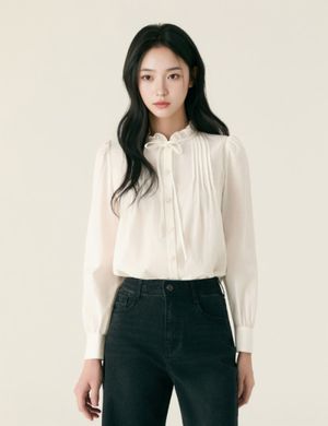 코튼 프릴 블라우스_RMBLG23R12