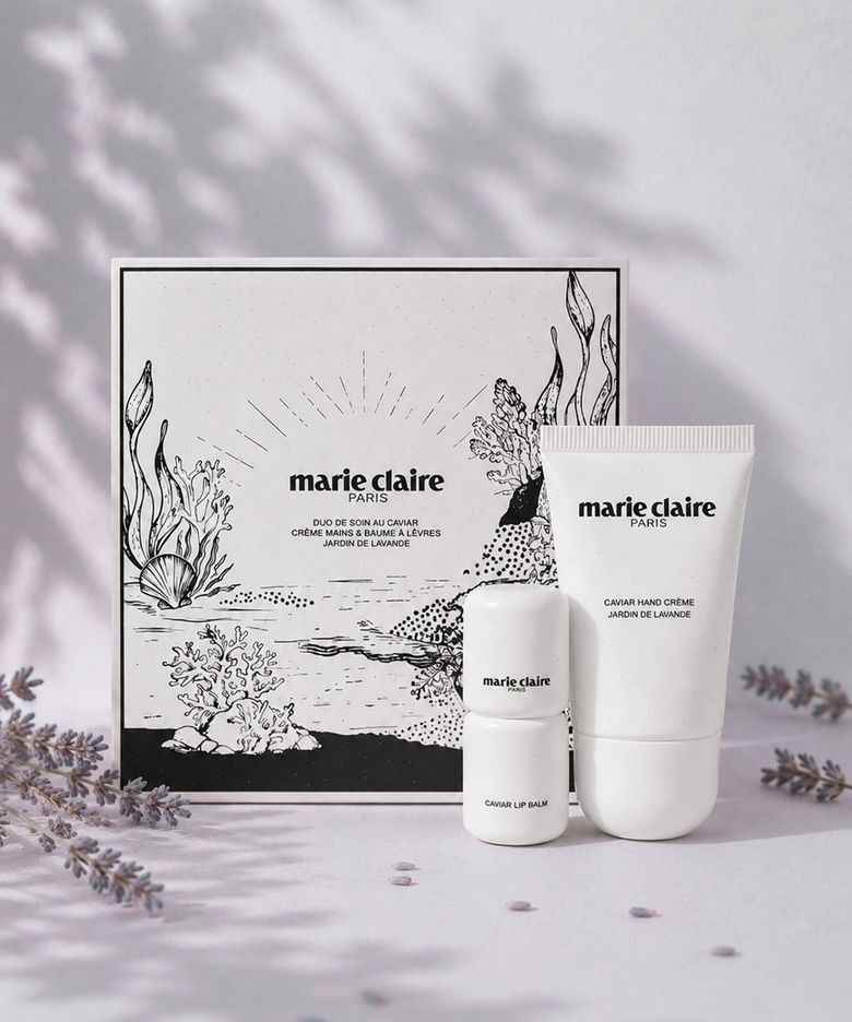 [GIFT] 캐비어 케어 핸드크림 (자당 드 라벤더) & 립밤 듀오 세트 (30ml+3.4g)