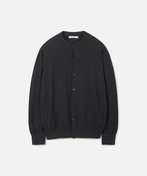 하이게이지 라운드넥 가디건 CHARCOAL